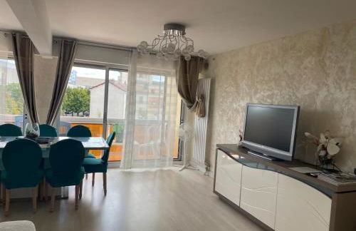 Bel appartement spacieux et lumineux de 100m2 au 3e étage avec ascenseur -A 5mn à pied du parc des expositions congrès de Dijon et ENG et 10mn du centre ville place Parking devant l'immeuble - Foto 22