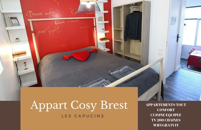 Appart Cosy Brest Les Capucins - Foto 3