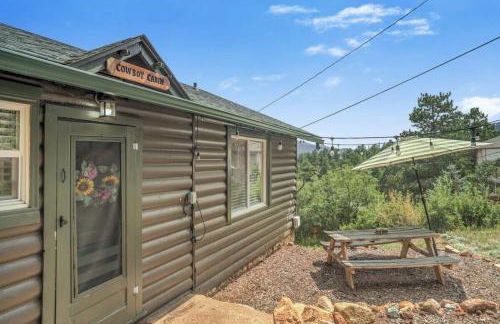 3BD Cowboy Cabin Pikes Peak Mountain Log Cabin - Foto 88