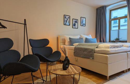 Royal Apart Chemnitz 1 - Terrasse nahe Zeisigwald - Foto 1