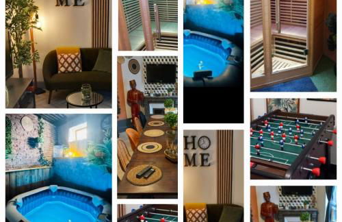 Les Loges Du Théatre 160m2 MAISON PRIVÉ 14 personnes MAX tout équipé a 200m de l'AVENUE DE CHAMPAGNE et toutes commodités DEGUSTATION CHAMPAGNE OFFERTE jacuzzi sauna jeux velos EMPLACEMENT EXCEPTIONNEL et CHIC - Foto 45