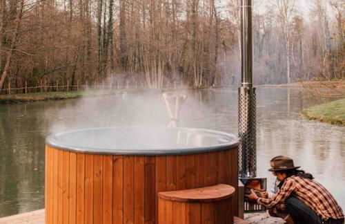 Casa Moon & son bain nordique sur le lac - Foto 37