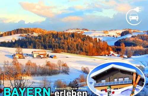 BayerischerWald-Ferien-Blockhaus-Panoramablick-Grafenau Haus im Wald-Vogelthenne 19, fast Alleinlage-ILZtal-Blick nähe Rothauer, Saldenburger, Ebenreuther und Eginger See im Dreiburgenland, unweit der Dreiflüße-Stadt PASSAU an der Donau Inn und ILZ - Foto 6