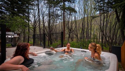 Riverside Luxury Cabin with Hot Tub, Fire Pit, Patio, by Forest & Peak Retreats - Photo 2
