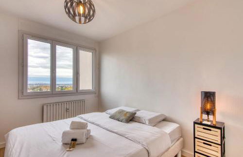 L'Horizon - Climatisé - T2 proche Hôpital Lyon Sud et métro - Foto 3