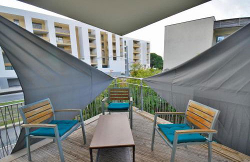 Le Préville avec terrasse et parking gratuit - Foto 13