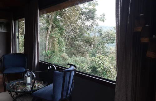 Chalé Pakere Montebello Lumiar - lareira, wi-fi, sauna, piscina - vista incrível - locação do chalé sem prestação de serviços - Foto 35