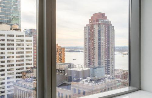 Financial District 1br w WD gym elevator NYC-1361 - Foto 5