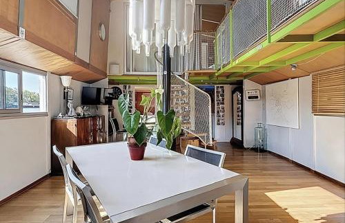 Péniche Loft Privé 100m2 - 15min de Paris en RER - Foto 2