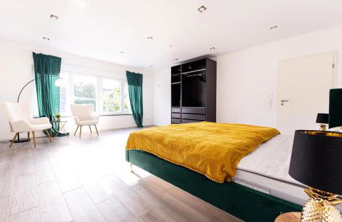 Design Apartment zentral für 6 in Andernach: Ausblick, WiFi, Küche - Foto 8