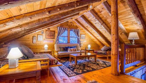 Family-Focused & Pet-Friendly Log Cabin with 4BR 2BA Sleeps 10 - Foto 3