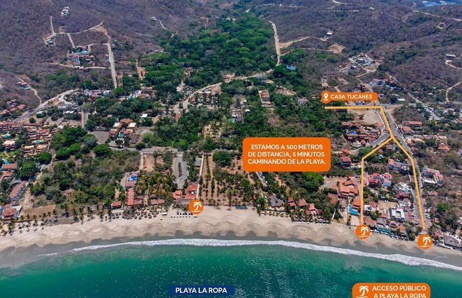 Villa Palomas A Unos Pasos De Playa La Ropa - Foto 46