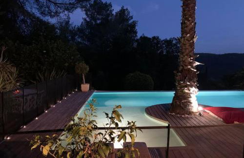 Villa Jean-Pierre. Infinity pool and view in Tourrettes-sur-Loup - Foto 73