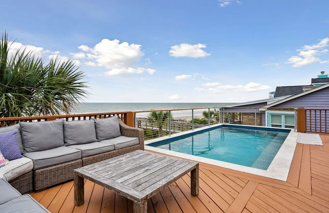 Oceanfront w Pool Panoramic Deck Views 5bdr Folly Ocean Breeze by Avantstay - Foto 2