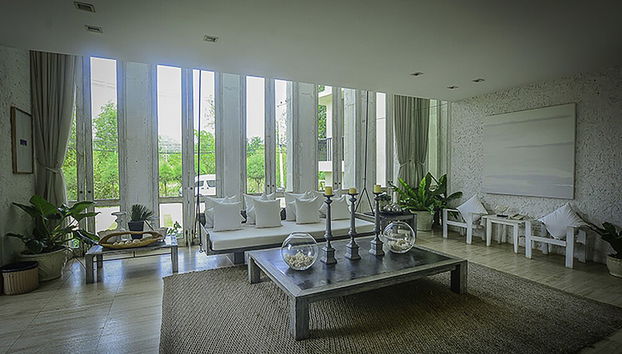 Zona de estar del vestíbulo