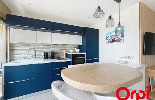 Studio moderne avec terrasse, climatisé, WIFI, 2 couchages à Menton - FR-1-647-50 - Foto 12