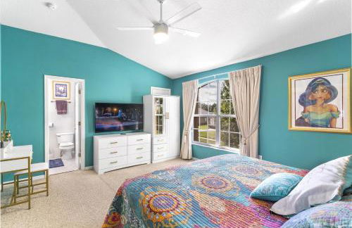 Luxurious 9BR Themed SE Facing Pool Hot Tub Theater Game Room BBQ 2 miles Disney - Foto 13