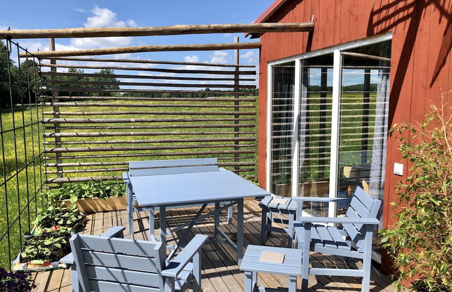 Liljekonvalj Cottage Overlooking the River Sauna - Foto 21