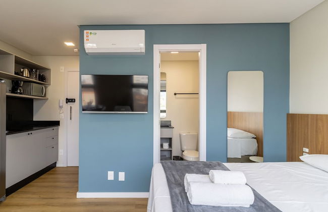 RUP Studios Equipados em Prédio Piscina - Foto 17