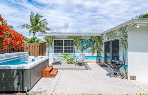 Ventur Tropical w Hot Tub Close to Beach - Photo 16