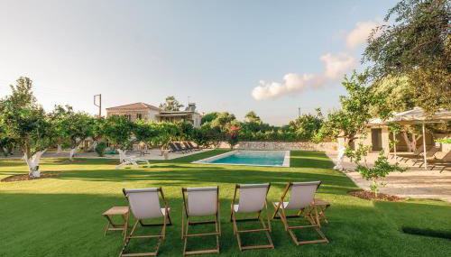 Villa Methoni Gem - Foto 5, Garden, sunbed, Garden view