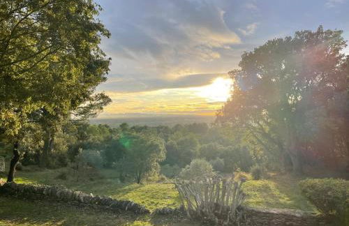 Gîte Lavande vue Luberon 33 hectares piscine Spa Sauna au cœur de Provence - Foto 31