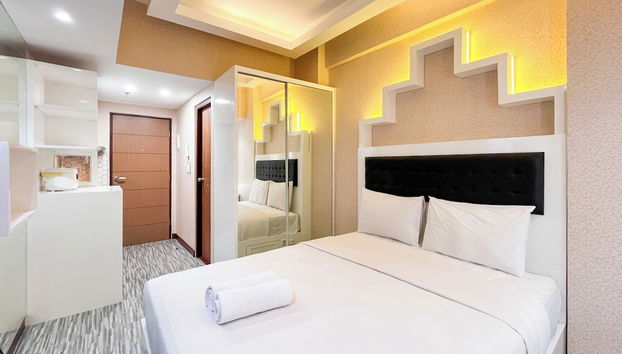 Simply And Cozy Living Studio Vida View Makassar Apartment - Foto 3, Habitación
