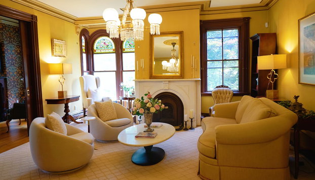 The Underwood-Hale House - Foto 2, Sitzecke in der Lobby
