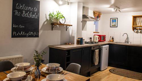 The Bolthole barn with wood-fired hot tub - Foto 3