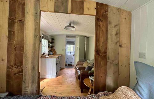 Cornwall Woodland Shepherd's Hut with Hot Tub - Deirdres Hut - Foto 57