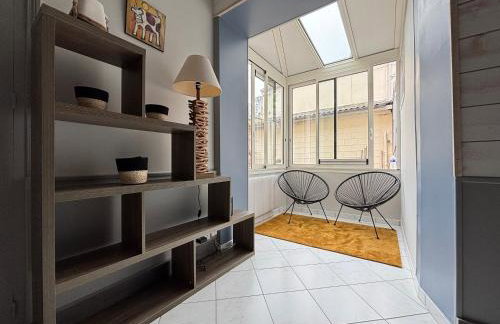 Embruns maison spacieuse rénovée 5 ch 3 sdb 2 WC belle terrasse aménagée barbecue à 250 m de la plage en plein centre d' Arromanches au coeur des plages du débarquement, proximité de Bayeux - Foto 10