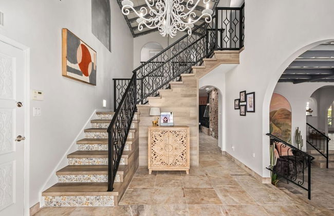 Historic Desert Rose Estate Pool Sauna Sleeps 12 - Foto 16