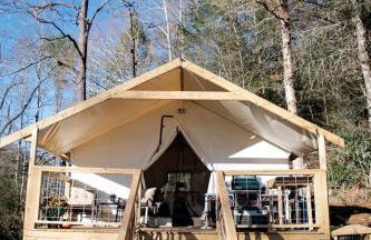 Heated North Carolina Glamping Rental Surrounded by Pisgah National Forest - Foto 13