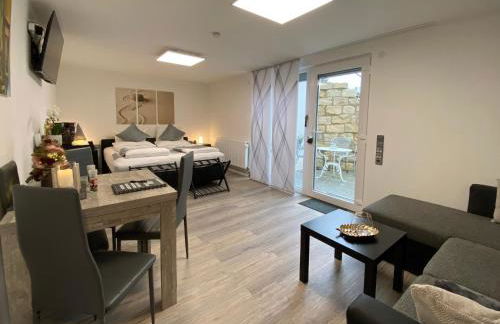 1,5 Zimmer Apartment in S-Bahn Nähe, 35 qm, max 4 Pers, zentral, private Terasse, Internet 250 MBit - Foto 4