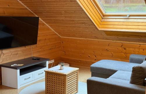 Blockbohlen HolzHaus mit Sauna, Outdoor Jacuzzi und BadeTeich - Foto 37