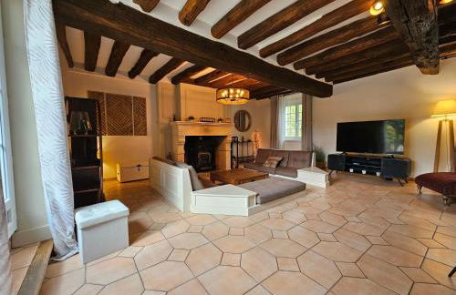 Villa familiale La Finca du champ de l'eau Avec sauna jacuzzi proche de Disney et Paris - Foto 8