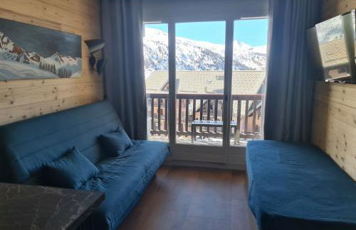 appartement le Chamois 312 Valmeinier 1900 piscine extérieur uniquement ouverte saison d été avec 1 chambre - Foto 1