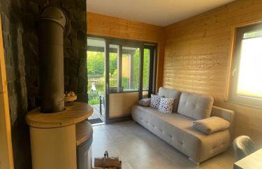 Osada Skoczkowo komfortowe domki z prywatnymi wannami hot-tub nad jeziorem- sauna- balia- prywatny staw wędkarski - Foto 38