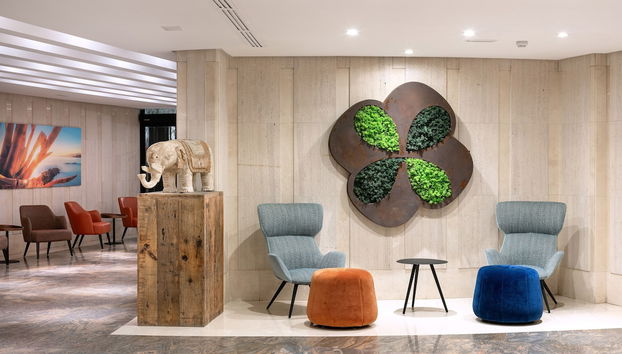 Zona de estar del vestíbulo