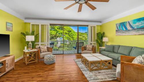 Step to beach New Quiet Kiahuna Plantation Remodeled 2 bedroom condo with AC - Foto 3