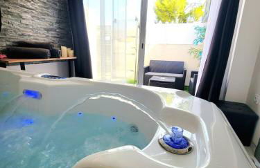Studio élégant l'orchidée Jacuzzi en intérieur toute l'année - Foto 4