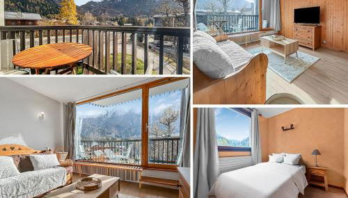 Vue Mont Blanc, balcon et parking privé - Photo 5