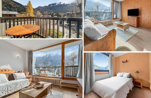 Vue Mont Blanc, balcon et parking privé - Foto 5