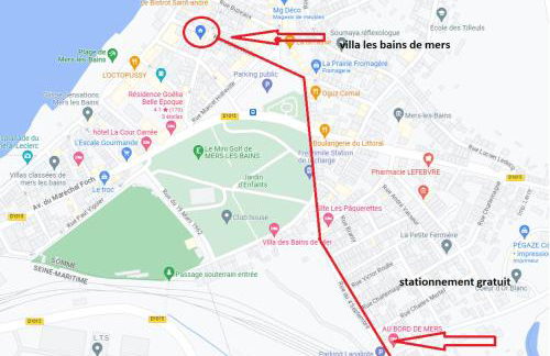 Plage à 50m Appartement Rêves étoilés Villa Les Bains de Mers - Foto 46