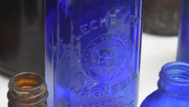 Bottle in the Amber museum