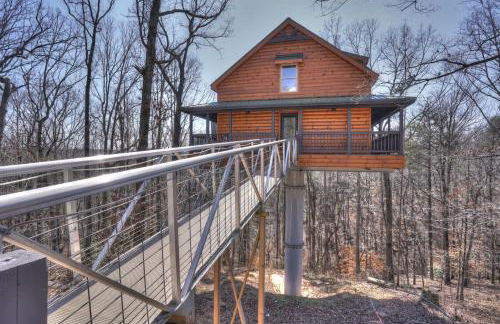 Top of the Line Treehouse Near Helen, Georgia - Foto 26