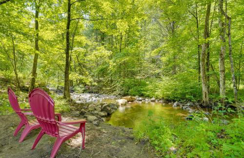 A-Frame Log Home with Game Room Near Lake George! - Foto 43
