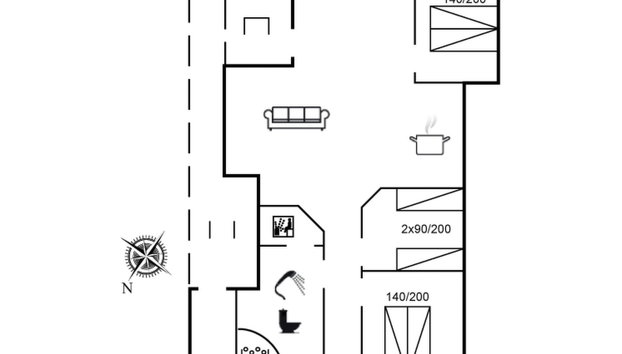 "Cristine" - 400m from the sea - Foto 2, Floorplan