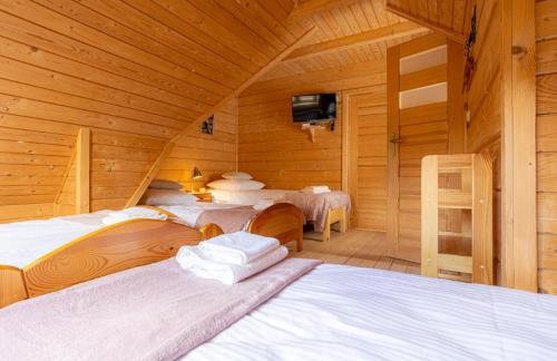 GLICZAROWA OSADA, Chata 18 osób, Domek 8 osób NA WYŁĄCZNOŚĆ, 8 sypialni z łazienkami, spokój, przyroda, wyjątkowe miejsce - Foto 11