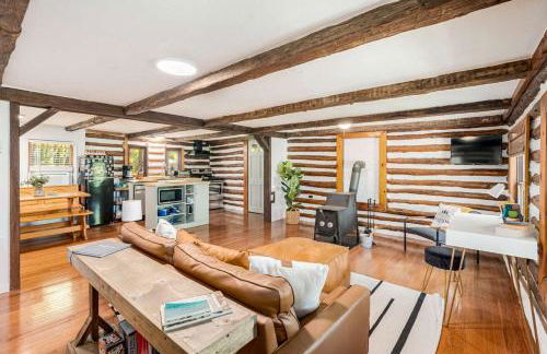 Modernized Log Cabin w Hot Tub Fire Pit & Views - Photo 7